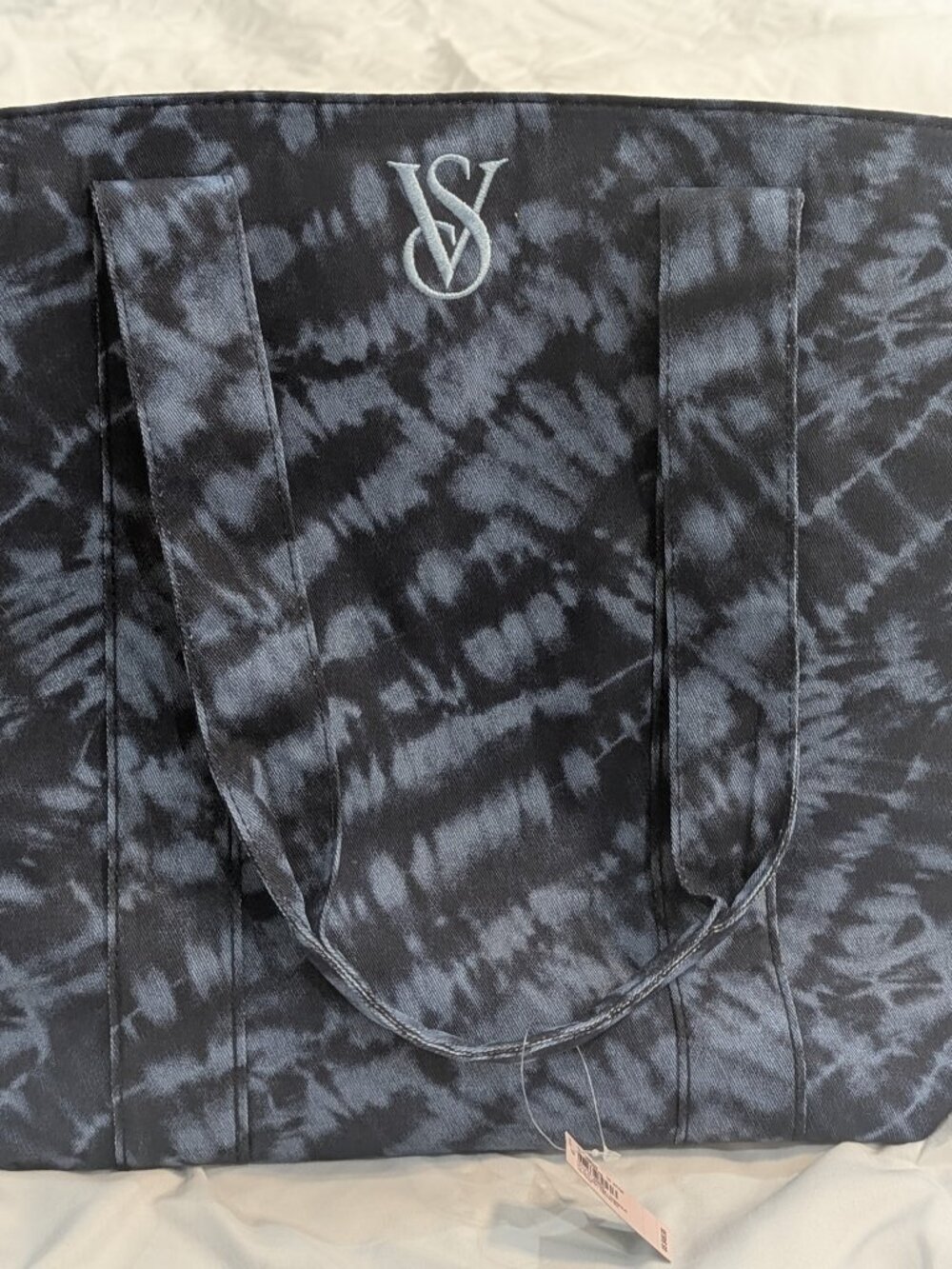 Victoria Secret Blue Tie Dye Tote Bag